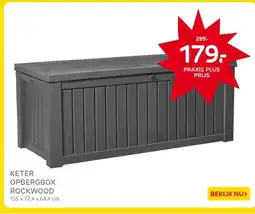 Praxis KETER OPBERGBOX ROCKWOOD aanbieding