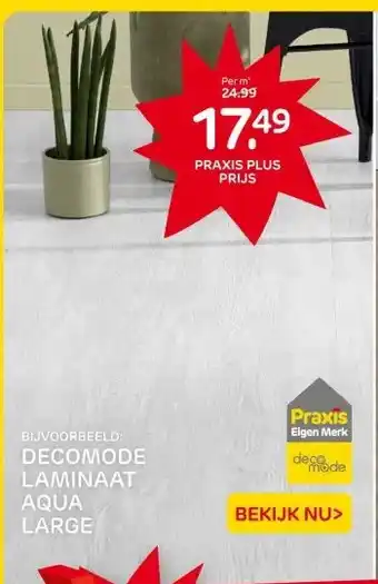 Praxis DECOMODE LAMINAAT AQUA LARGE aanbieding