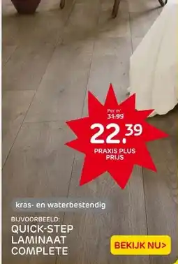 Praxis QUICK-STEP LAMINAAT COMPLETE aanbieding