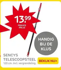Praxis SENCYS TELESCOOPSTEEL aanbieding
