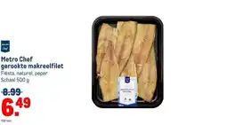 Makro Metro Chef gerookte makreelfilet aanbieding