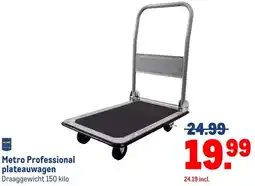 Makro Metro Professional plateauwagen aanbieding