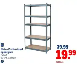 Makro Metro Professional opbergrek aanbieding