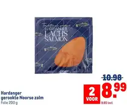 Makro Hardanger gerookte Noorse zalm aanbieding