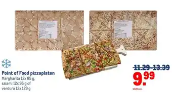 Makro Point of Food pizzaplaten aanbieding