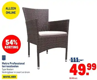 Makro Metro Professional terrasstoelen aanbieding