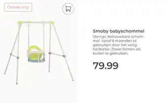 Prenatal Smoby babyschommel aanbieding