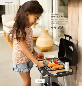 Prenatal Smoby barbecue grillset aanbieding