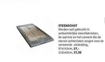 Nijhof Steenschot aanbieding