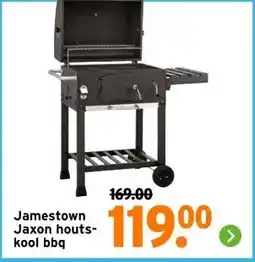 GAMMA Jamestown Jaxon houts- kool bbq aanbieding
