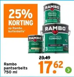 GAMMA Rambo pantserbeits 750 ml aanbieding