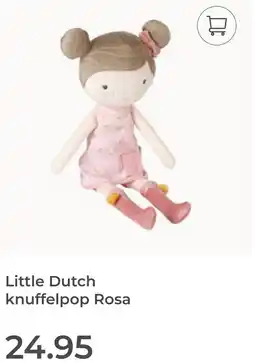 Prenatal Little Dutch knuffelpop Rosa aanbieding