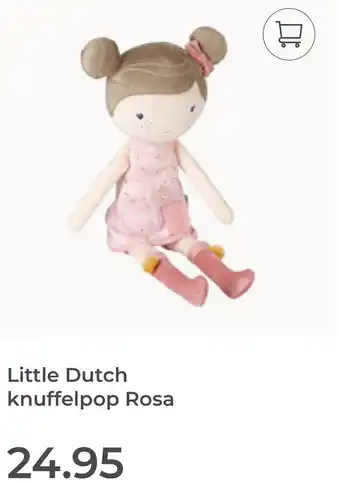 Prenatal Little Dutch knuffelpop Rosa aanbieding