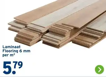 GAMMA Laminaat Flooring 6 mm per m² aanbieding
