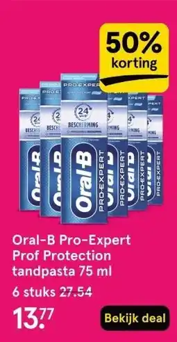 Etos Oral-B Pro-Expert Prof Protection tandpasta 75 ml aanbieding