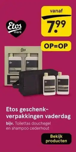 Etos Etos geschenkverpakkingen vaderdag aanbieding