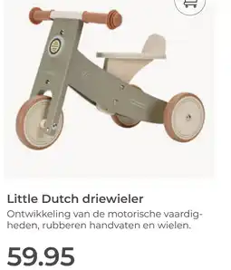 Prenatal Little Dutch driewieler aanbieding