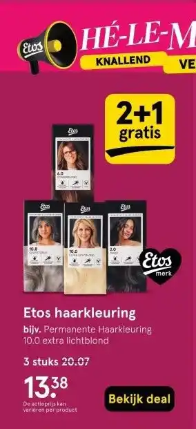 Etos Etos haarkleuring aanbieding