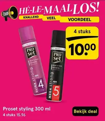 Etos Proset styling 300 ml aanbieding