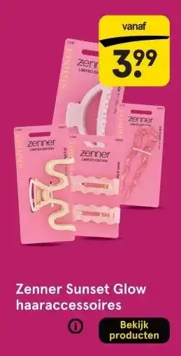 Etos Zenner Sunset Glow haaraccessoires aanbieding
