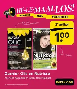 Etos Garnier Olia en Nutrisse aanbieding