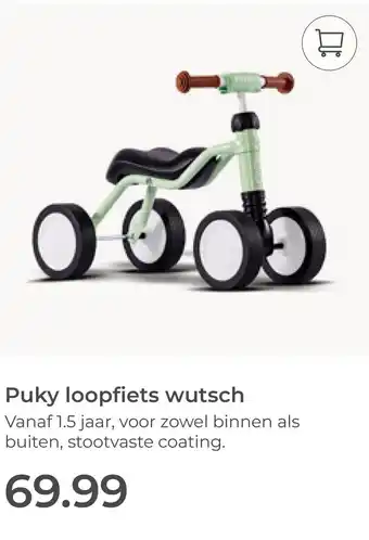 Prenatal Puky loopfiets wutsch aanbieding
