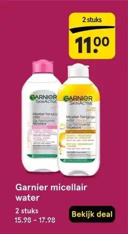 Etos Garnier micellair water aanbieding