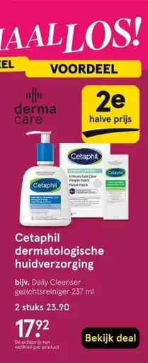 Etos Cetaphil dermatologische huidverzorging aanbieding