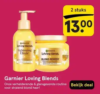 Etos Garnier Loving Blends aanbieding