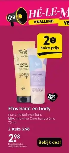 Etos Etos hand en body aanbieding