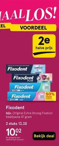 Etos Fixodent aanbieding