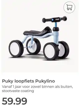Prenatal Puky loopfiets Pukylino aanbieding