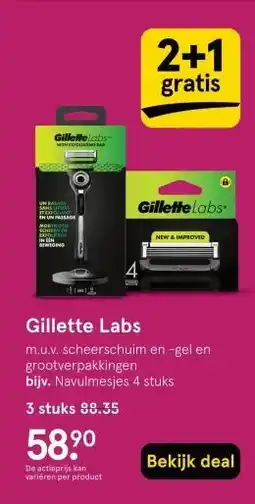 Etos Gillette Labs aanbieding