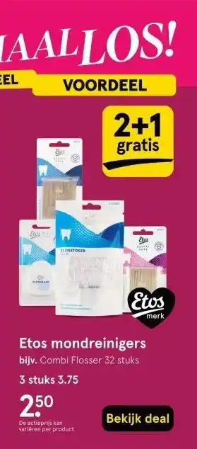Etos Etos mondreinigers aanbieding