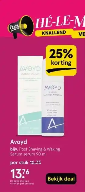 Etos Avoyd aanbieding