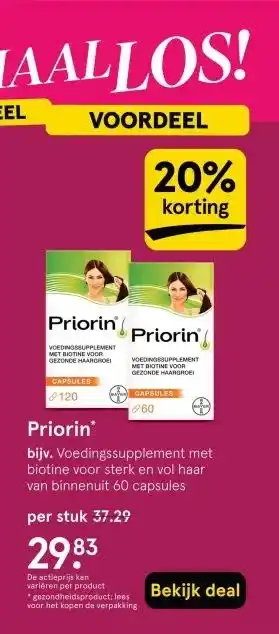 Etos Priorin aanbieding