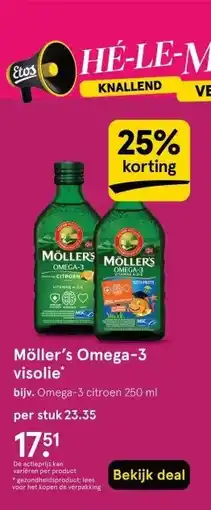 Etos Möller's Omega-3 visolie aanbieding