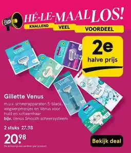 Etos Gillette Venus aanbieding