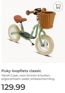Prenatal Puky loopfiets classic aanbieding