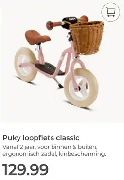 Prenatal Puky loopfiets classic aanbieding