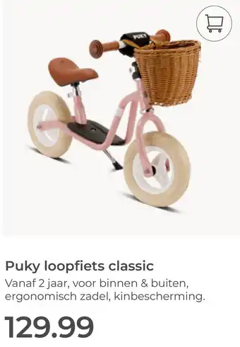 Prenatal Puky loopfiets classic aanbieding