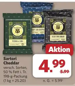 Combi Sartori Cheddar aanbieding