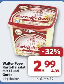 Combi Walter Popp Kartoffelsalat mit Ei und Gurke aanbieding