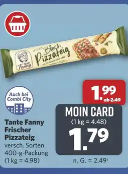 Combi Tante Fanny Frischer Pizzateig aanbieding