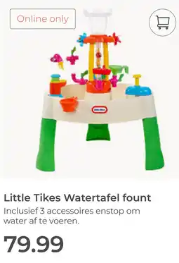 Prenatal Little Tikes Watertafel fount aanbieding