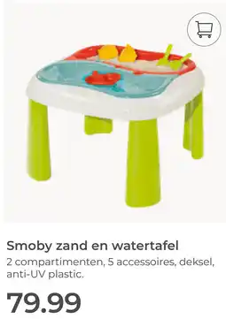 Prenatal Smoby zand en watertafel aanbieding