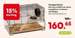 Pets Place Ferplast Karat Een ruim verblijf voor kleine knaagdieren. aanbieding