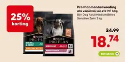 Pets Place Pro Plan hondenvoeding aanbieding