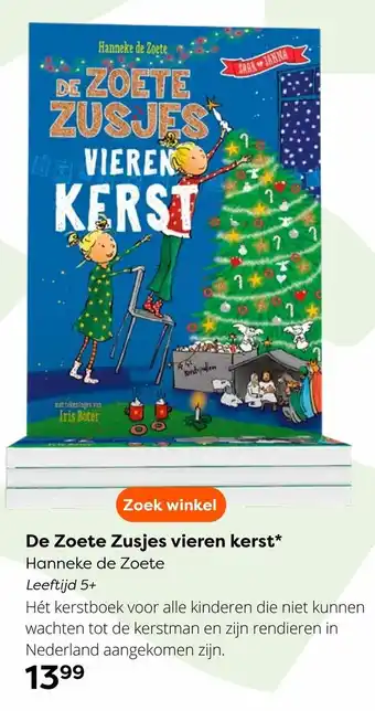 The Read Shop Hanneke de Zoete De Zoetje Zusjes vieren kerst aanbieding