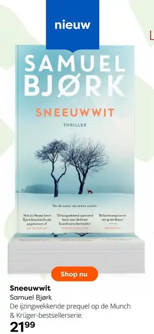 The Read Shop Samuel Bjork Sneeuwwit aanbieding